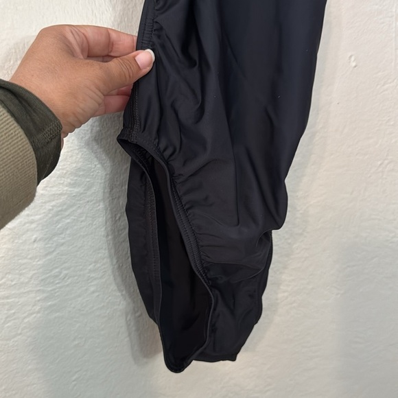 NWT Speedo Super Pro Back Solid One Piece Wmns Adult Black Sz 28 Diving Swimming - Picture 5 of 11